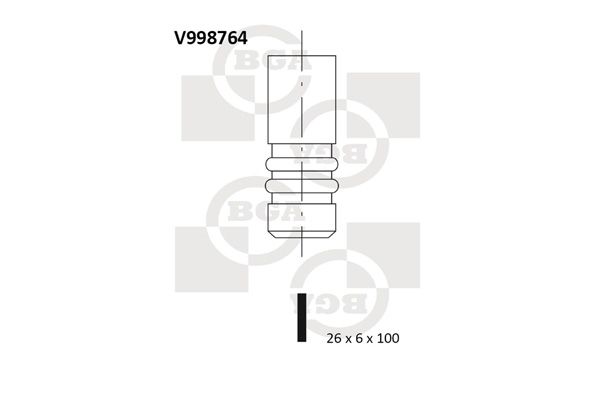 BGA Intake Valve Inlet V998764 - image 2