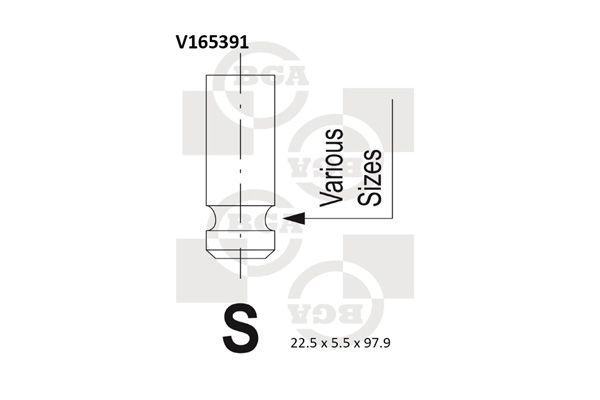 BGA Exhaust Valve V165391 - image 2