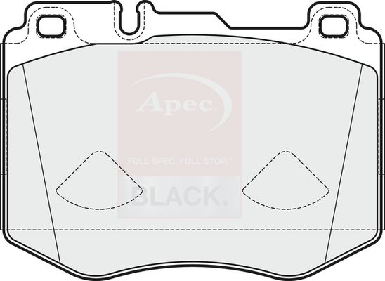 Apec Brake Pads Set PAD2035B - image 2