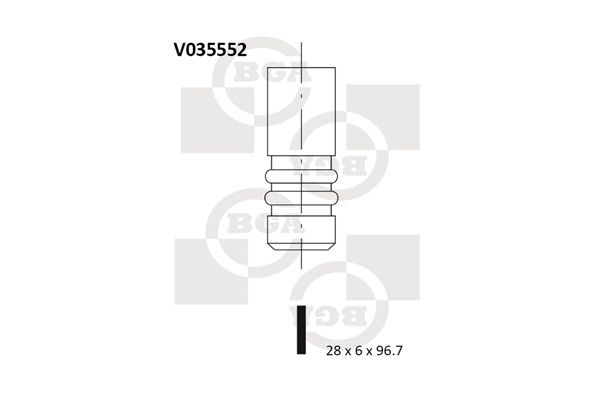 BGA Exhaust Valve V035552 - image 2
