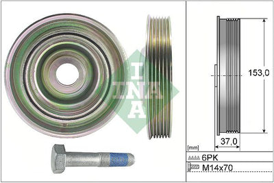 INA Crankshaft Pulley (tvd) 544009720