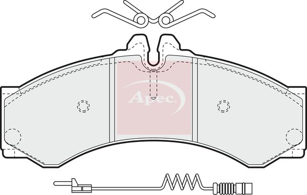 Apec Brake Pads Set PAD928 - image 2