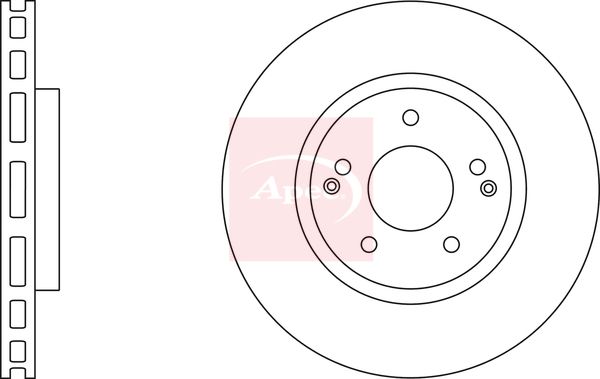 Apec Brake Disc DSK2994 - image 2