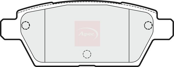 Apec Brake Pads Set PAD1802 - image 2