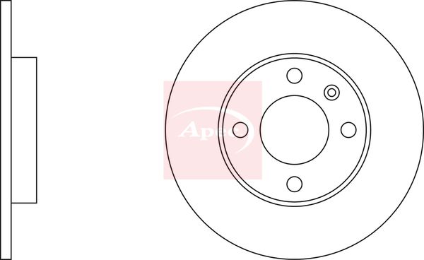 Apec Brake Disc DSK232 - image 2