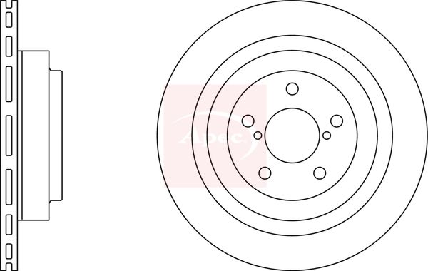 Apec Brake Disc DSK2522 - image 2