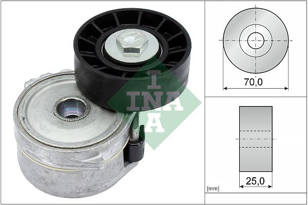 INA Drive Belt Tensioner Pulley 534033410 - image 2