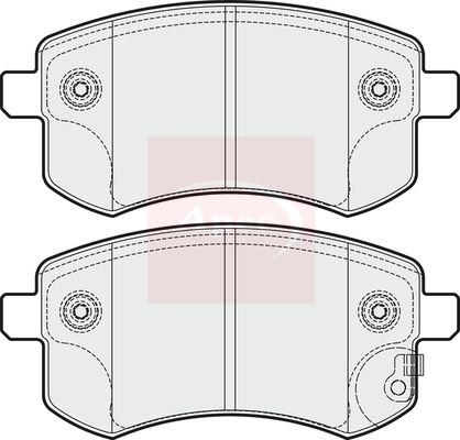 Apec Brake Pads Set PAD1909 - image 2