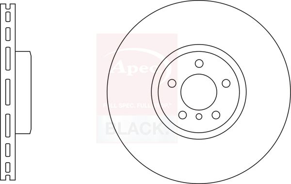 Apec Brake Disc DSK3232B - image 2