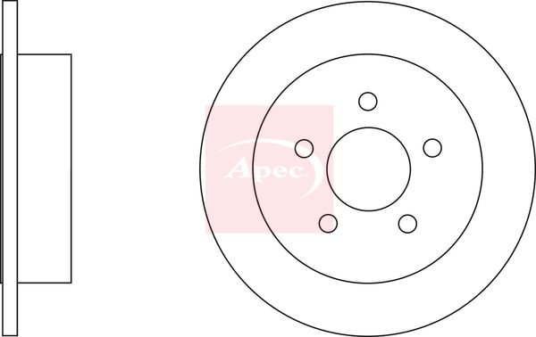 Apec Brake Disc DSK2637 - image 2