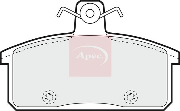 Apec Brake Pads Set PAD1108 - image 2