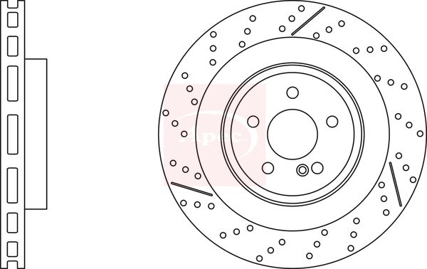 Apec Brake Disc DSK3293 - image 2