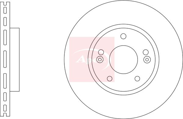Apec Brake Disc DSK3371 - image 3