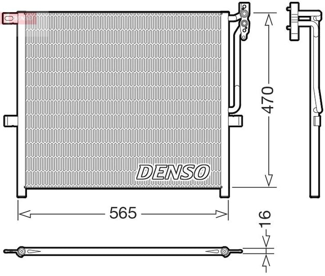 Denso Ac Condenser DCN05001 - image 2