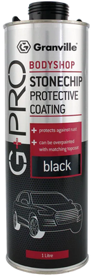 Granville Stone Chip Protective Coating 1 Litre Black 0986 - tradevehicleparts.co.uk