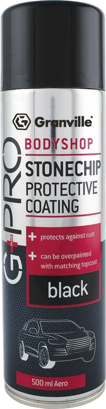 Granville Stone Chip Protective Coating 500Ml Black 0989A - image 2