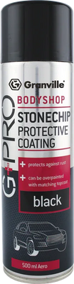 Granville Stone Chip Protective Coating 500Ml Black 0989A - tradevehicleparts.co.uk