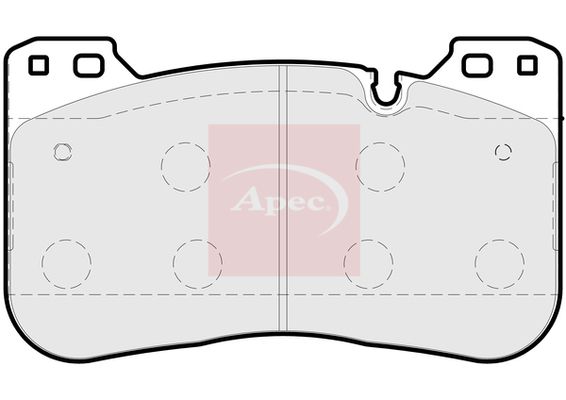 Apec Brake Pads Set PAD2199 - image 2