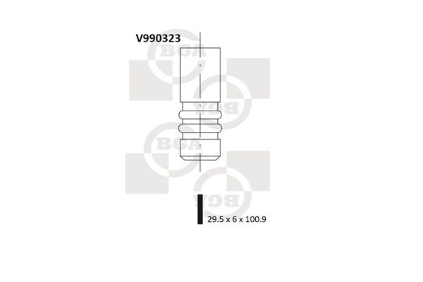 BGA Intake Valve Inlet V990323 - image 2