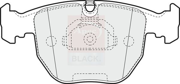 Apec Brake Pads Set PAD948B - image 2