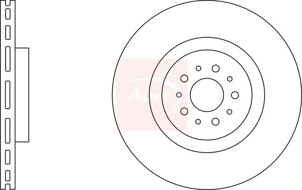 Apec Brake Disc DSK2458 - image 2