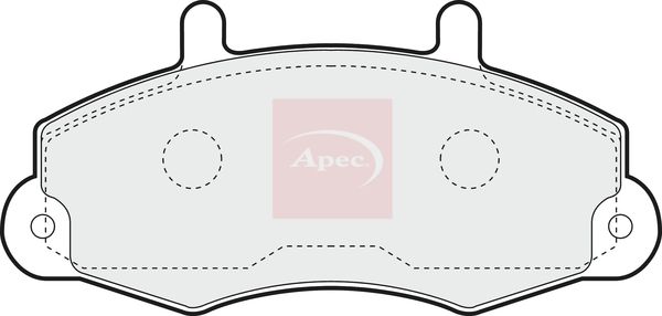 Apec Brake Pads Set PAD728 - image 2