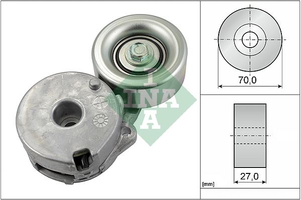 INA Drive Belt Tensioner Pulley 534044210 - image 2