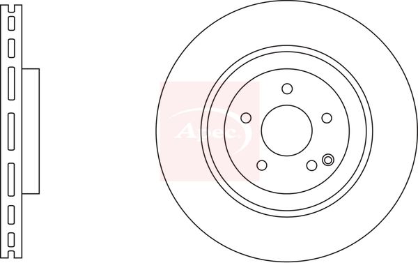 Apec Brake Disc DSK3273 - image 2
