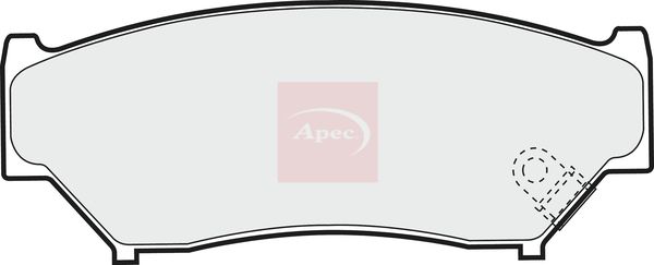 Apec Brake Pads Set PAD844 - image 2