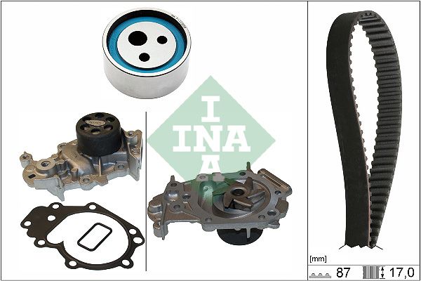 INA Timing Belt Kit & Water Pump 530018231 - image 2