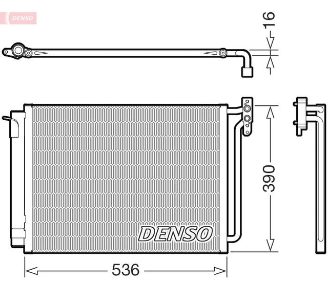 Denso Ac Condenser DCN05009 - image 2