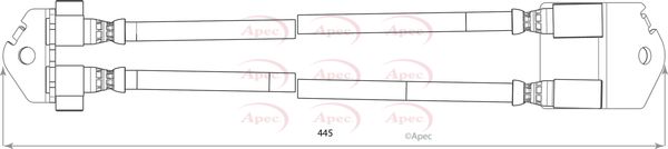 Apec Brake Hose HOS3798 - image 2