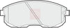 Apec Brake Pads Set PAD742 thumbnail