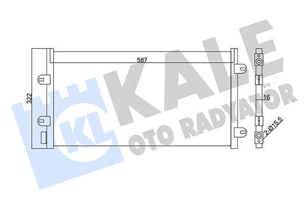 NRF Air Conditioning Condenser 350565 - image 2