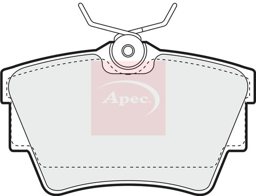 Apec Brake Pads Set PAD1089 - image 2