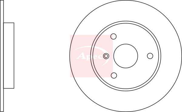 Apec Brake Disc DSK2026 - image 2