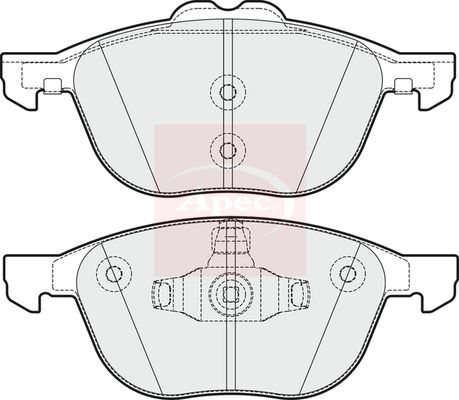 Apec Brake Pads Set PAD1988 - image 2