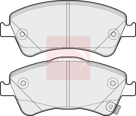 Apec Brake Pads Set PAD1646 - image 2