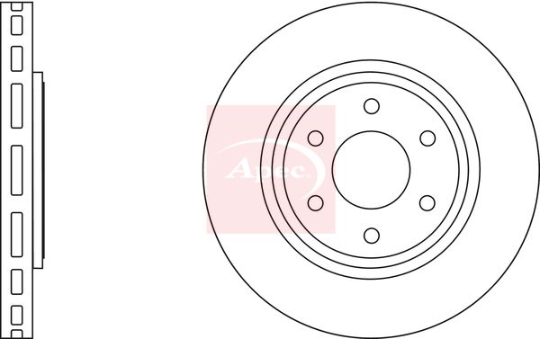 Apec Brake Disc DSK2707 - image 2