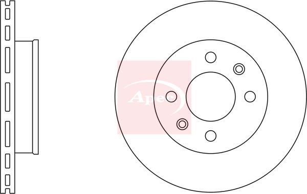 Apec Brake Disc DSK2271 - image 2
