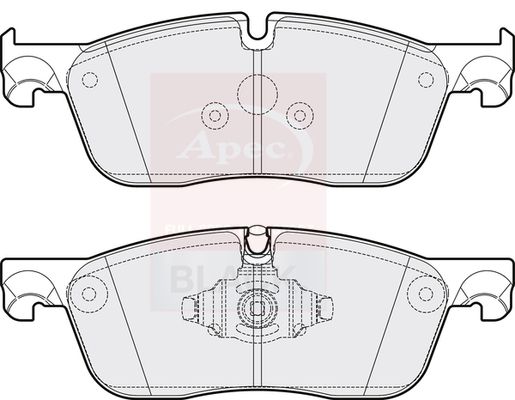 Apec Brake Pads Set PAD2116B - image 2