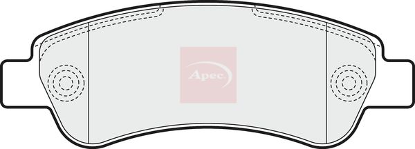 Apec Brake Pads Set PAD1589 - image 2