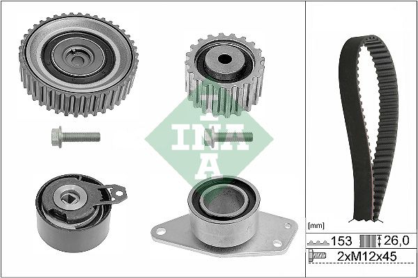 INA Timing Belt Kit 530019410 - image 2