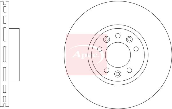 Apec Brake Disc DSK3341 - image 2