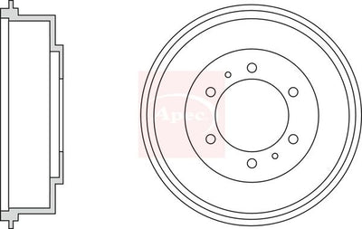 Apec Brake Drum DRM9951