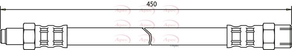 Apec Brake Hose HOS3098 - image 2