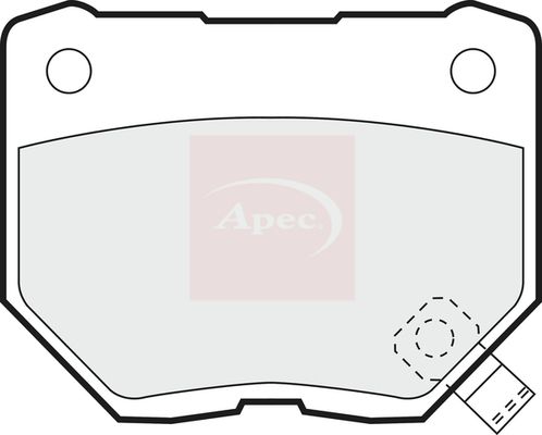 Apec Brake Pads Set PAD753 - image 2