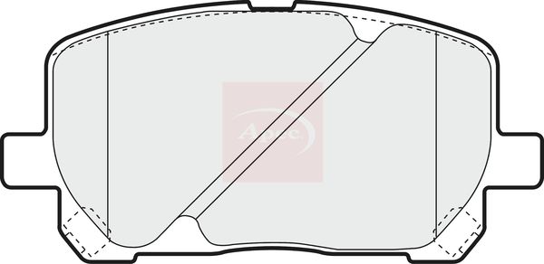 Apec Brake Pads Set PAD1332 - image 2