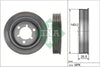 INA Crankshaft Pulley (tvd) 544014510 thumbnail
