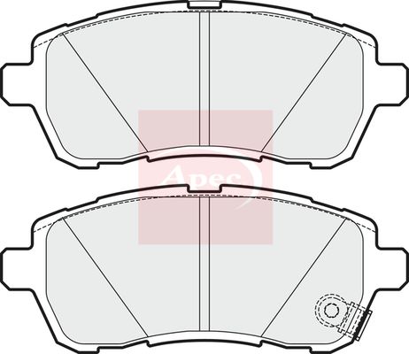 Apec Brake Pads Set PAD1626 - image 2